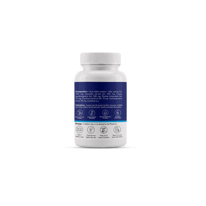 Orthomantra Ortho Mantra Ayurvedic Herbal Supplement Tablets with Shallaki, Hadjod, Jeera, Ajwain Extracts - front view