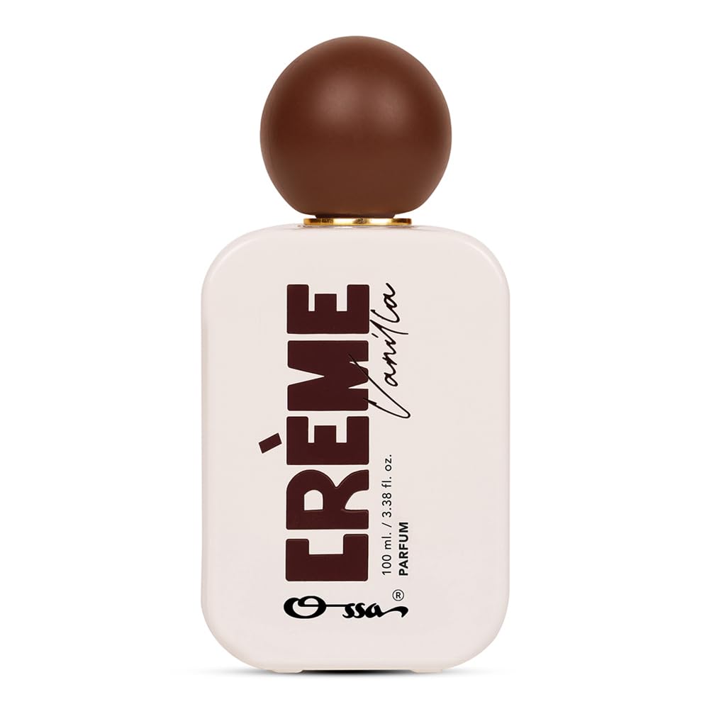 OSSA Gourmand Creme Vanilla Parfum, 100ml, Unisex Eau de Parfum with Caramel, Vanilla, and Musk Notes - ingredients panel