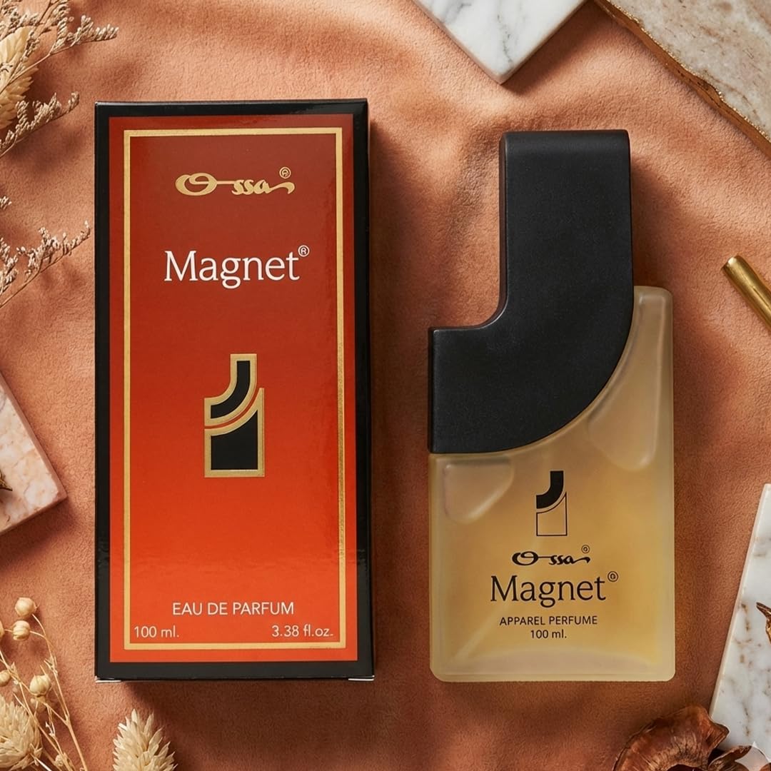 OSSA Magnet Apparel Perfume, Eau de Parfum, Unisex Fragrance with Citrus and Woody Notes - back view (24)