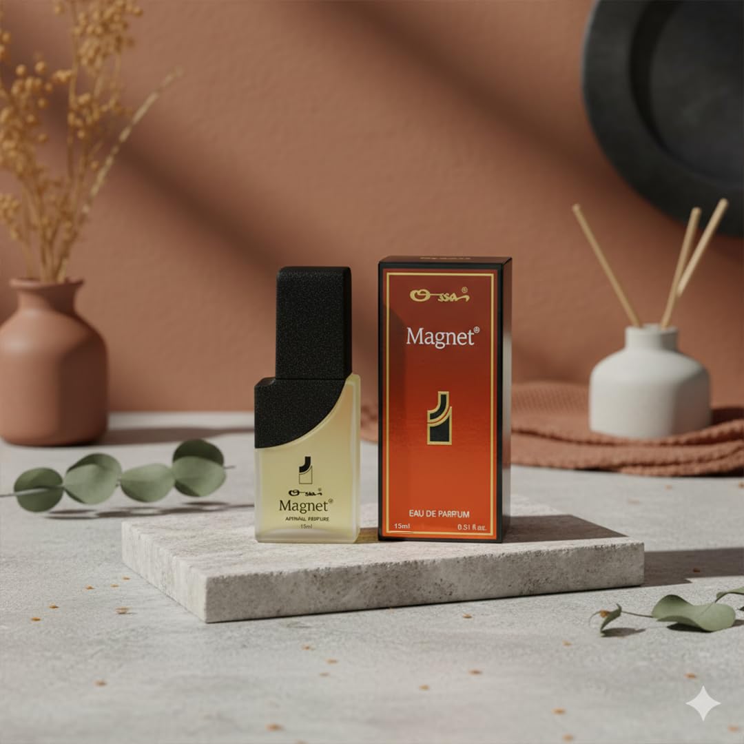 OSSA Magnet Apparel Perfume, Eau de Parfum, Unisex Fragrance with Citrus and Woody Notes - label detail