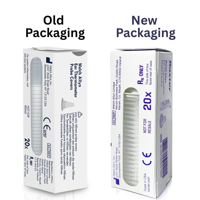 OTICA Universal Disposable Lens Filters for Braun ThermoScan Ear Thermometers - front view