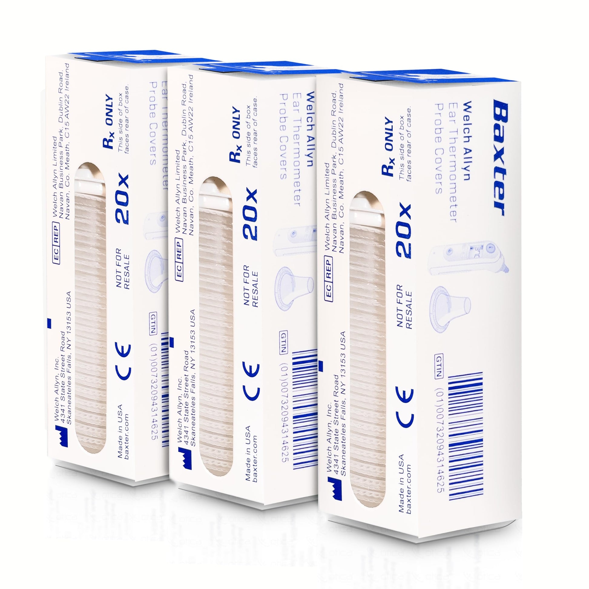 OTICA Universal Disposable Lens Filters for Braun ThermoScan Ear Thermometers (8)
