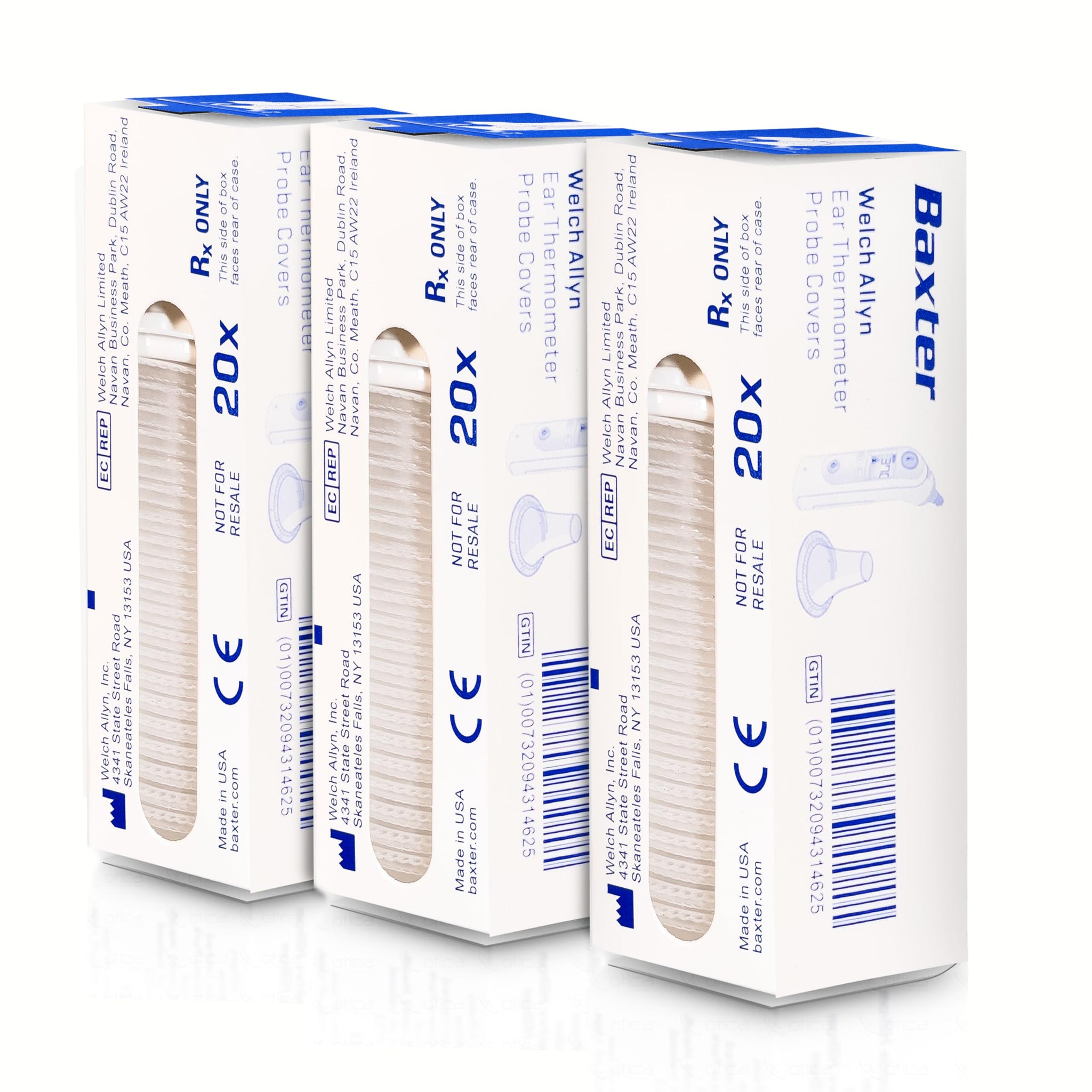 OTICA Universal Disposable Lens Filters for Braun ThermoScan Ear Thermometers (8)