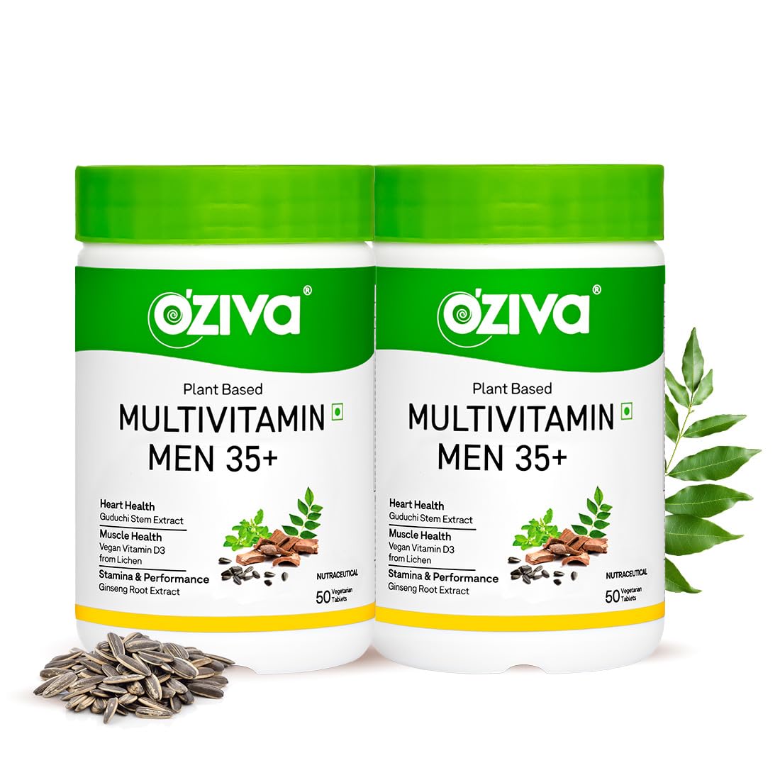 OZiva Daily Adult Multivitamin Tablets, 100 Count, Men's & Women's Formulas, 100g (11)