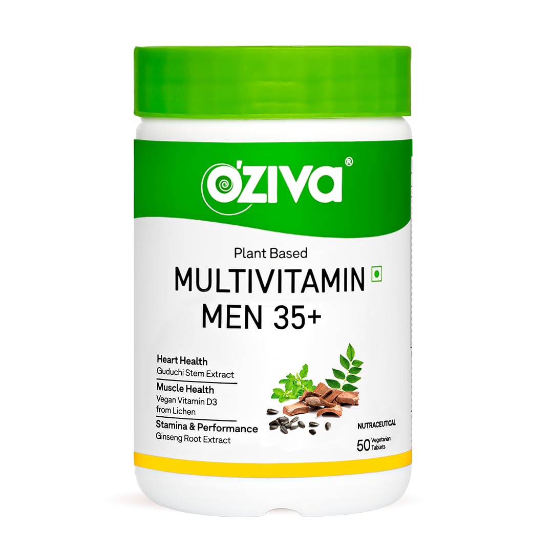 OZiva Daily Adult Multivitamin Tablets, 100 Count, Men's & Women's Formulas, 100g (2)