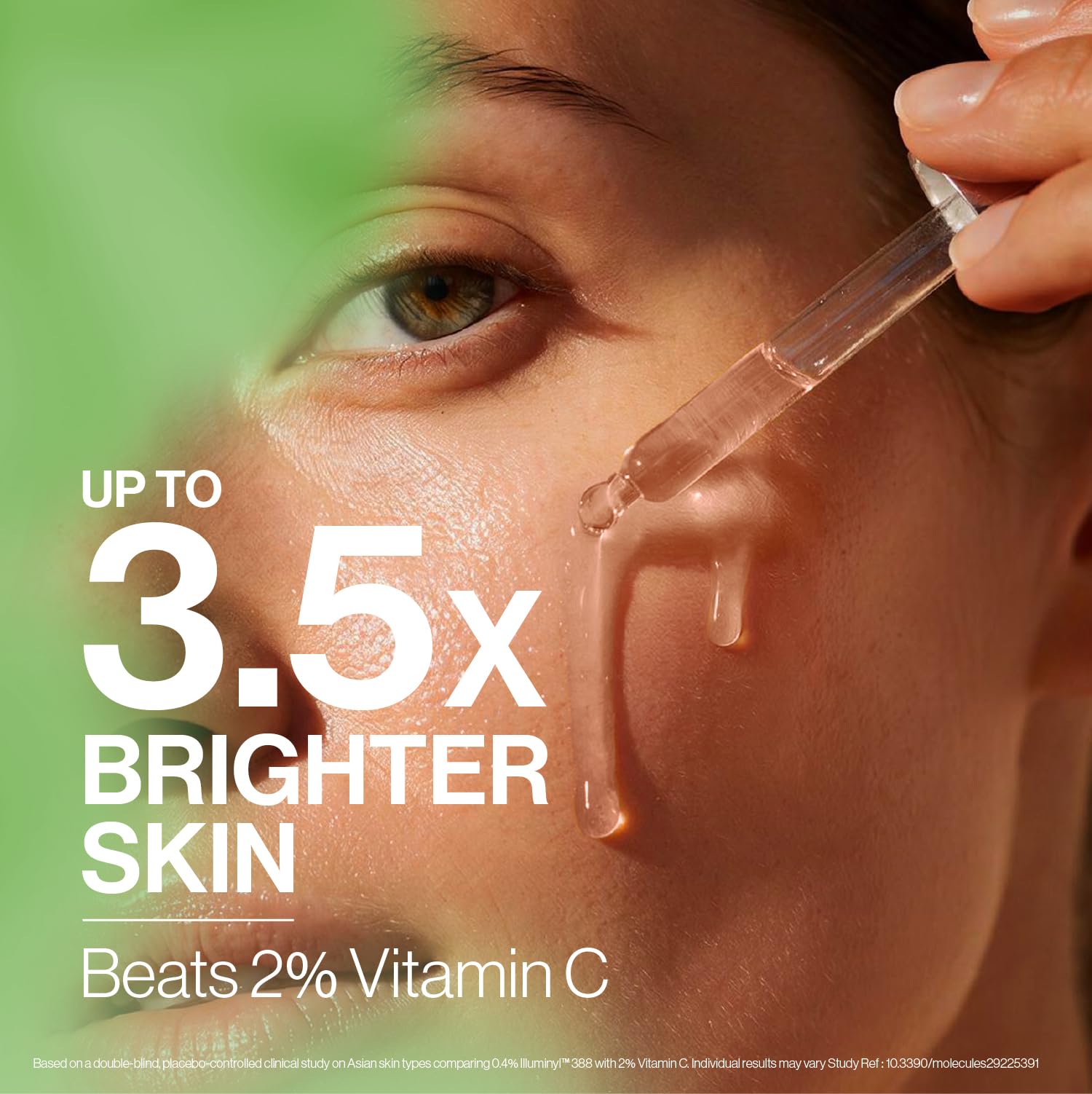 OZiva Gluta Brightening Serum, 30ml, Plant-Based Formula with Green Tea Extract, Liposomal Glutathione, Saffron and Hibiscus 