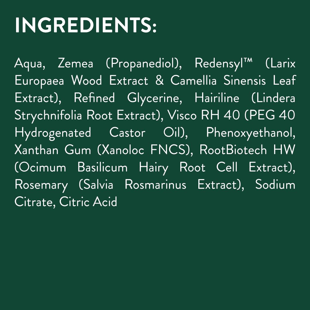 OZiva Hair Growth Serum for Scalp with Redensyl and Lindera Root Extract - in use