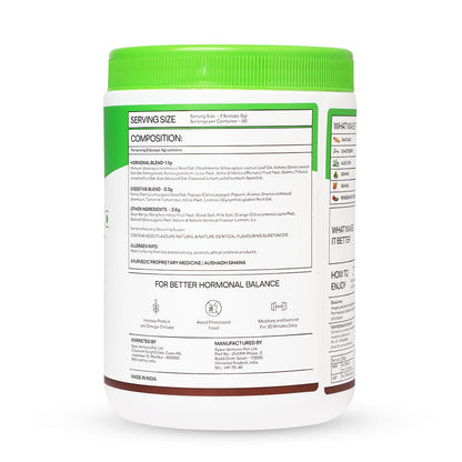 OZiva HerBalance PCOS Plant-Based Herbal Supplement Powder for Women, 200g - size and scale (19)