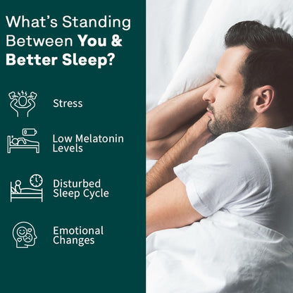 OZiva Magnesium + Melatonin, Stress & Anxiety, Sleep, Bacopa, 60 Tabs - packaging