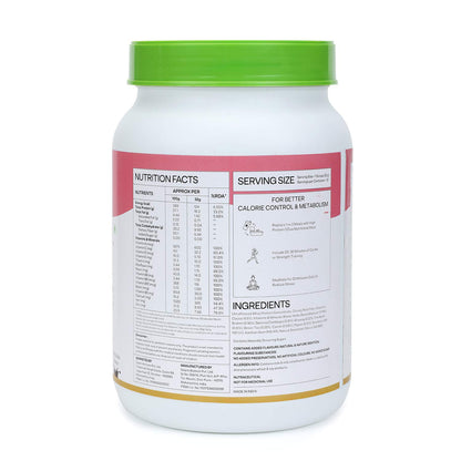 OZiva Nutritional Meal Women High Protein Meal Replacement Shake, Chocolate, 1kg, with Shatavari Brahmi Ginseng Flax Seeds, G