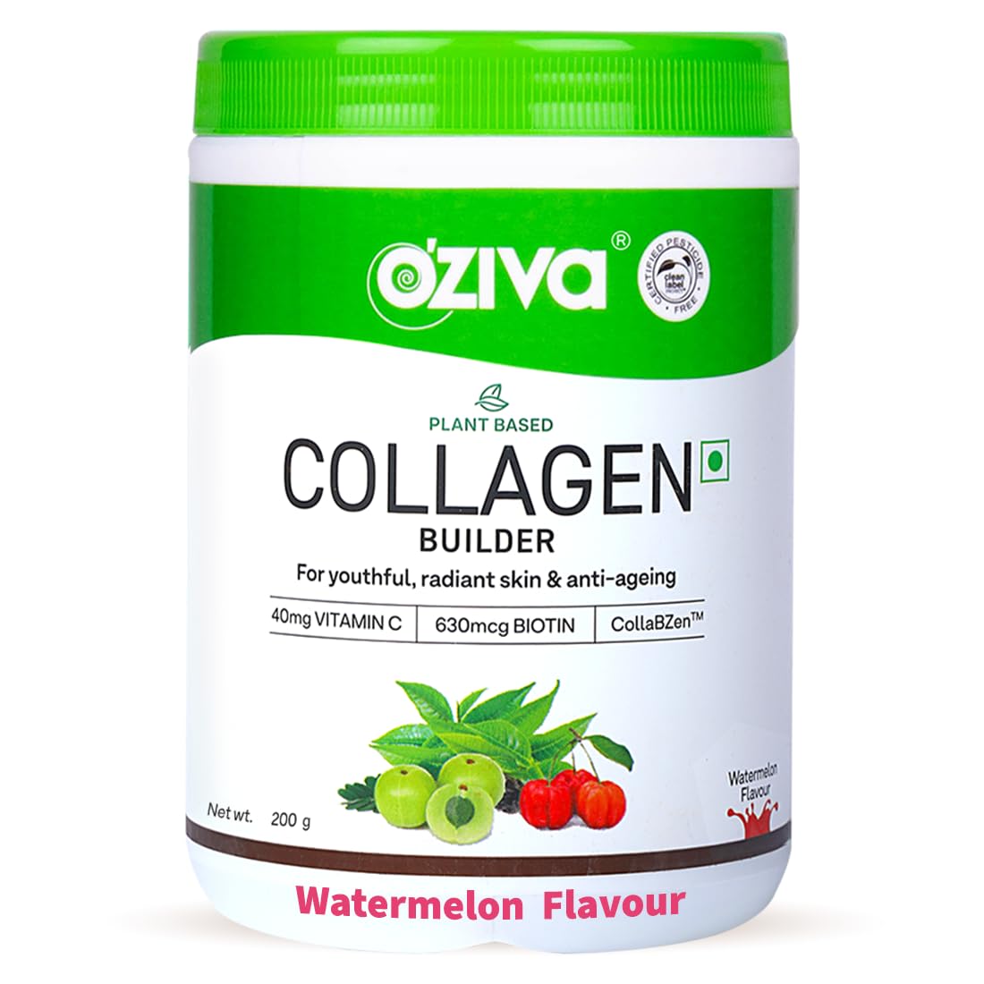 OZiva Phyto Ceramides+ Collagen Builder Tablets, 30 Tabs, Unisex Adult Nutritional Supplement (12)