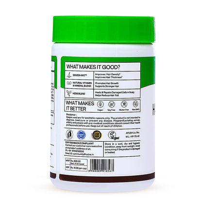 OZiva Plant Based Vitamin E Capsules, 30 Capsules, Vegan & Clean Certified - size and scale