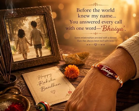 P. N. STORE Resin Rakhi for Brother, Handcrafted Raksha Bandhan Bracelet with Pearl Beads, Festive Rakhi Gift - ingredients p