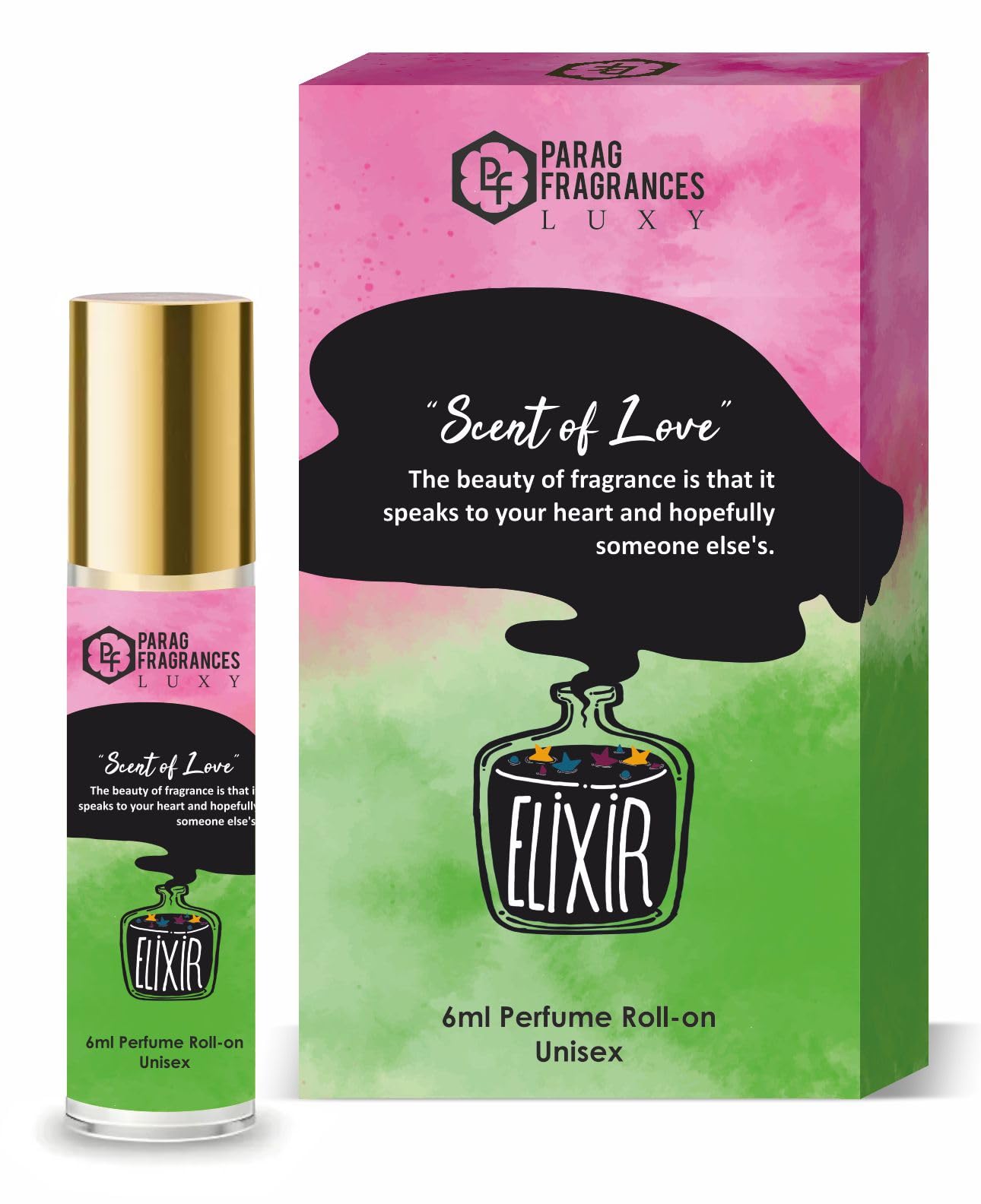 Parag Fragrances Attar Roll-On Perfume, 6ml, Alcohol-Free, Unisex, Pocket-Friendly, Modern (13)