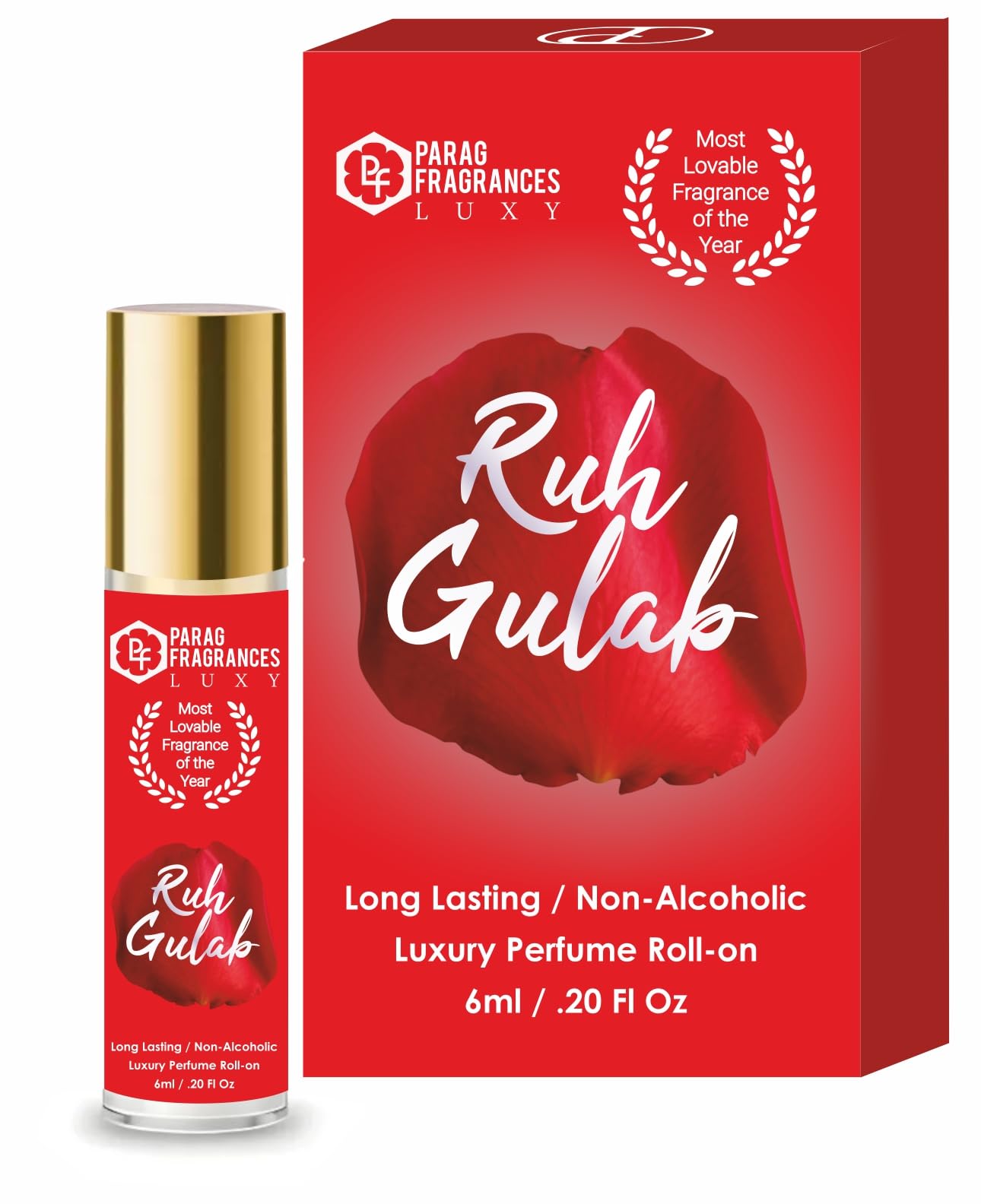 Parag Fragrances Attar Roll-On Perfume, 6ml, Alcohol-Free, Unisex, Pocket-Friendly, Modern (35)