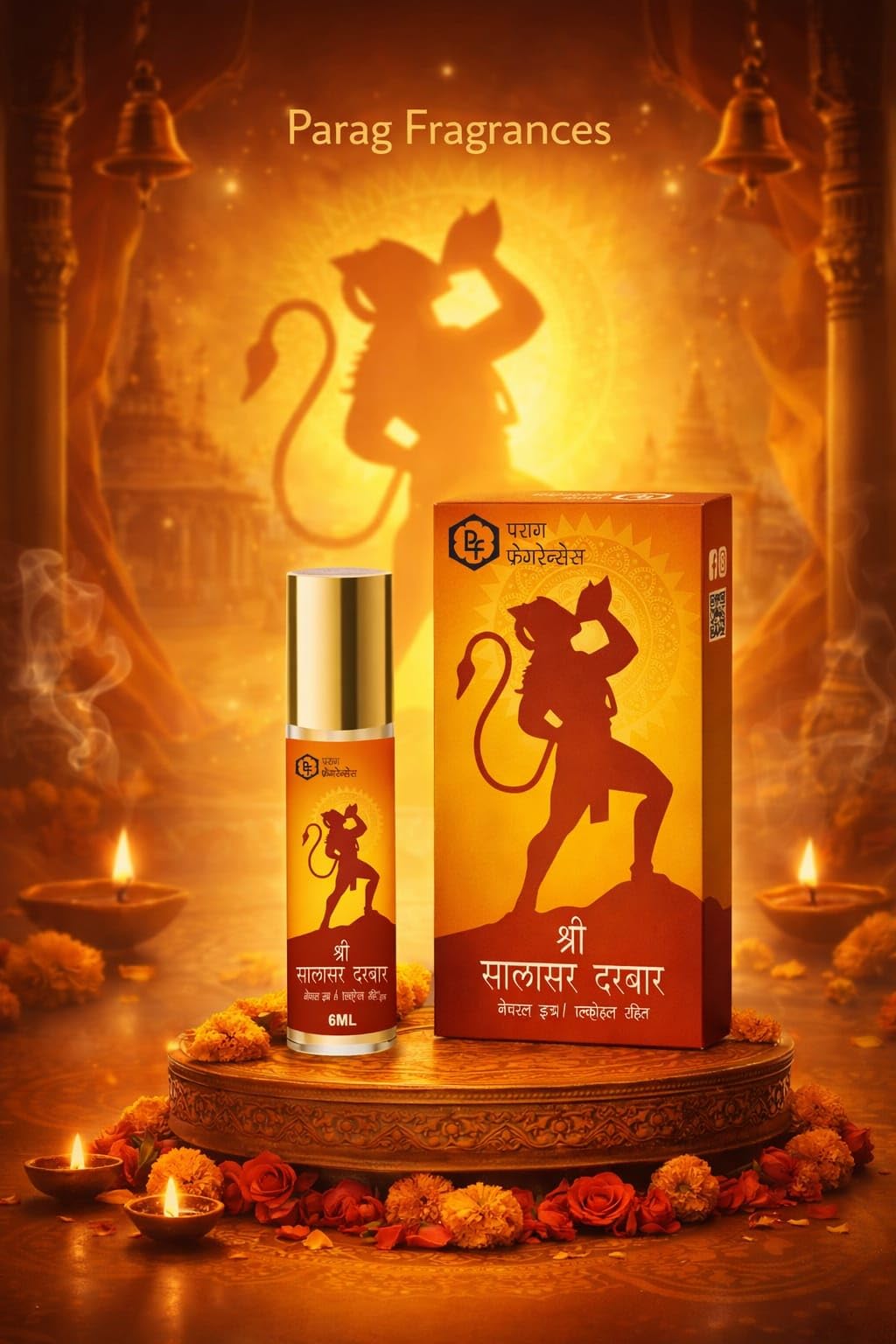Parag Fragrances Attar Roll-On Perfume, 6ml, Alcohol-Free, Unisex, Pocket-Friendly, Modern - packaging (37)