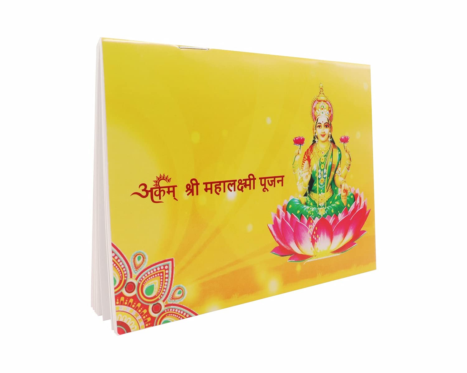 Parashara ARKAM Diwali Lakshmi Puja Kit, 35+ Items, with Puja Vidhi Booklet, Multicolour - label detail