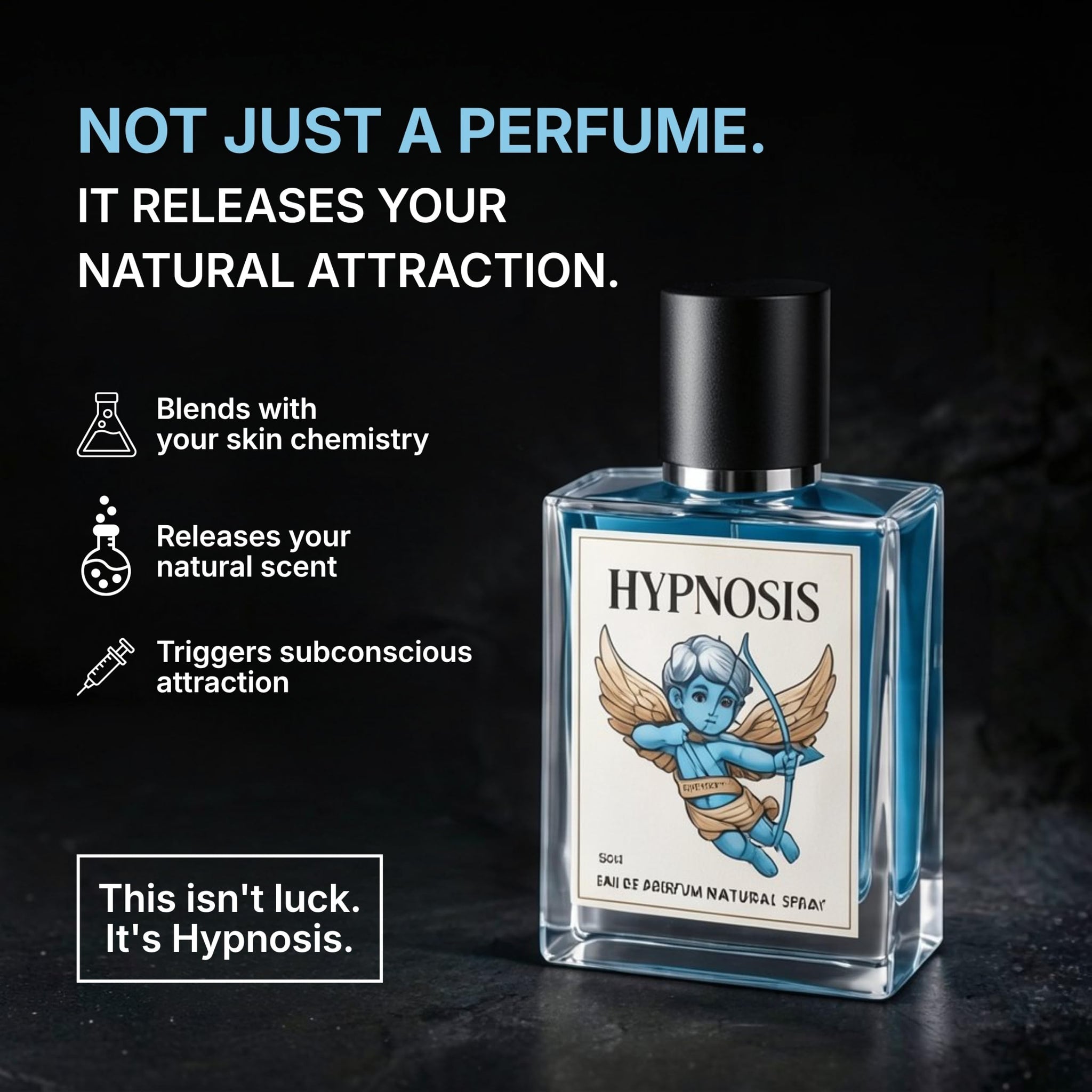 Parfumori Pheromo Hypnosis 3.0 Eau de Cologne, Unisex, 50ml, Long-Lasting Fragrance - back view