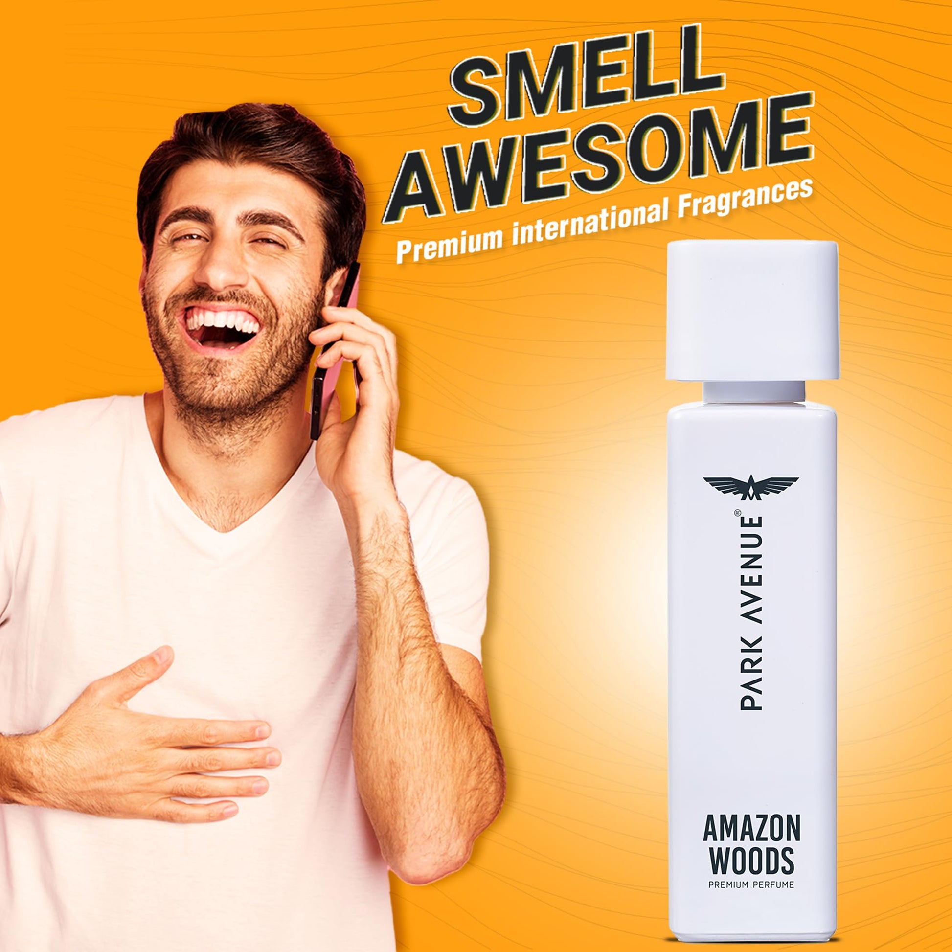 Park Avenue Voyage Signature Collection Amazon Woods Perfume for Men, 120ml Spray - label detail (9)