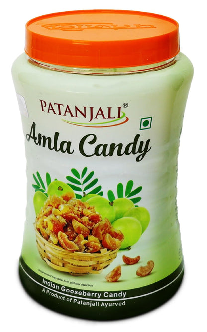 Patanjali Amla Candy 500g, Indian Gooseberry Sugar Candy, Traditional Sweet