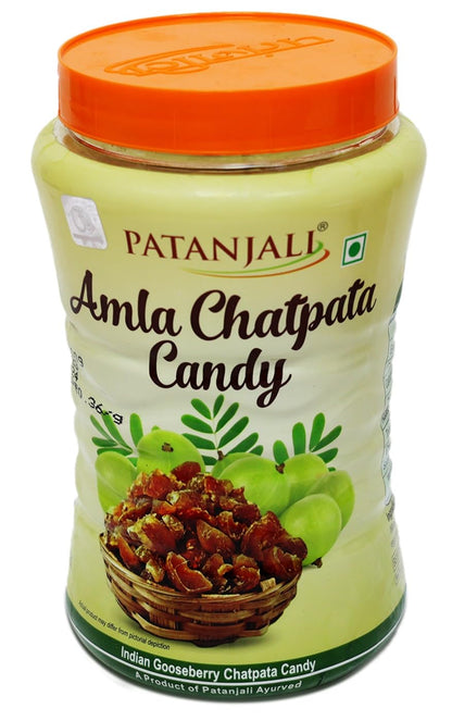 Patanjali Amla Chatpata Candy, 500g, Tangy Indian Gooseberry Sugar Candy