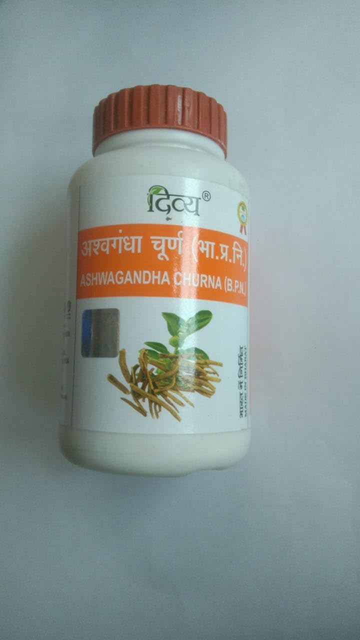 Patanjali Ayurveda Herbal Churna Combo - Shatavar, Swet Mushli, Ashwagandha, Konch Beej, 4 x 100g Powder - in use