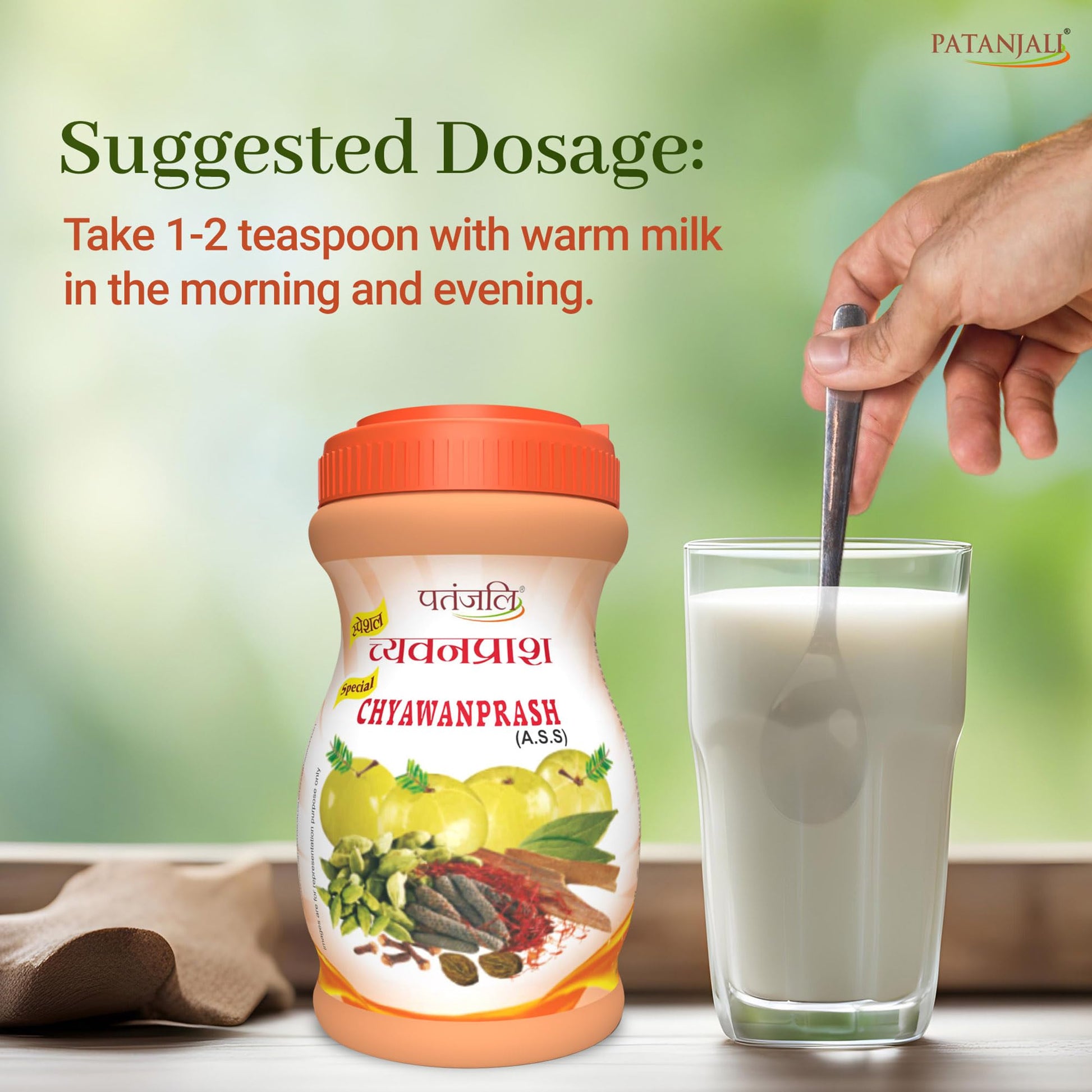 Patanjali Chyawanprash, Herbal Supplement, Traditional Ayurvedic Formula - label detail