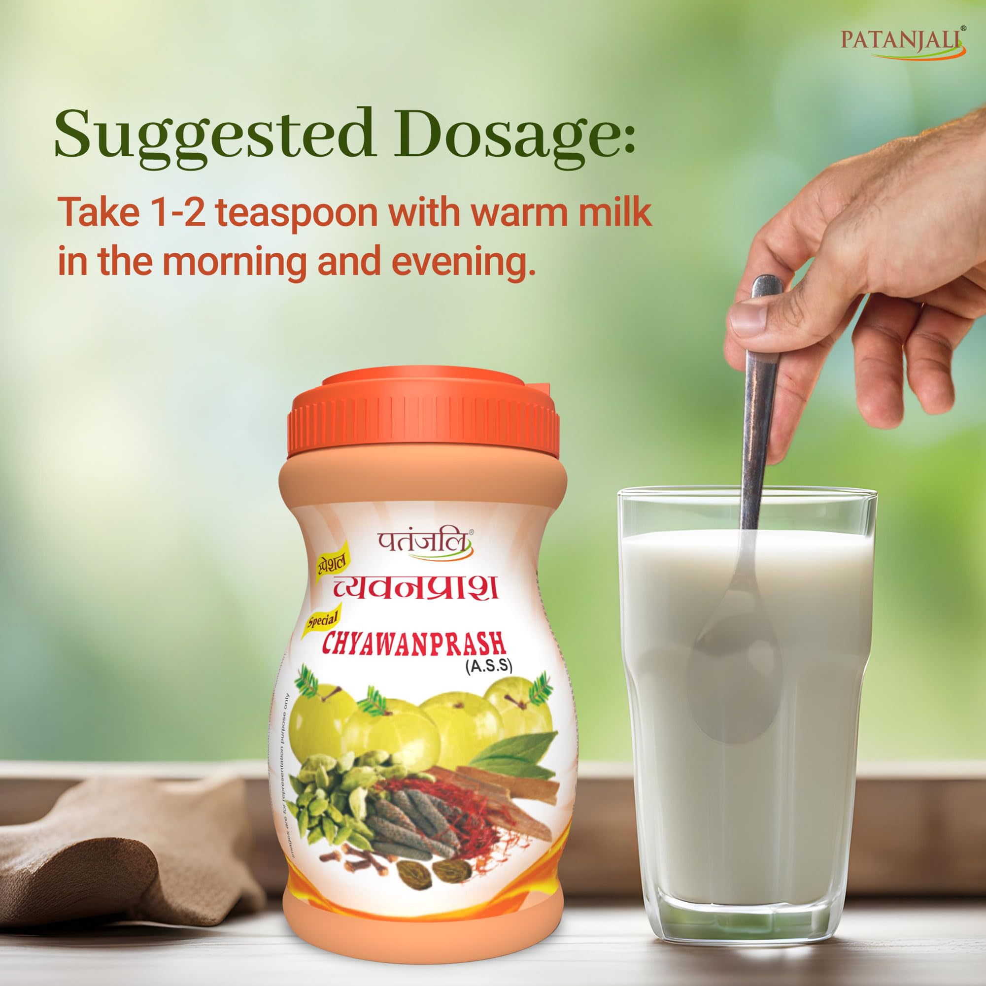 Patanjali Chyawanprash, Herbal Supplement, Traditional Ayurvedic Formula - label detail