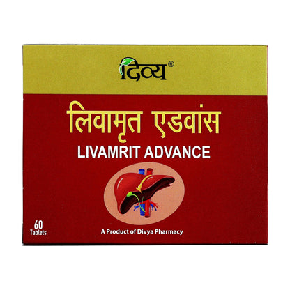 Patanjali Divya Livamrit Advance, 60 Tablets, Traditional Ayurvedic Herbal Supplement