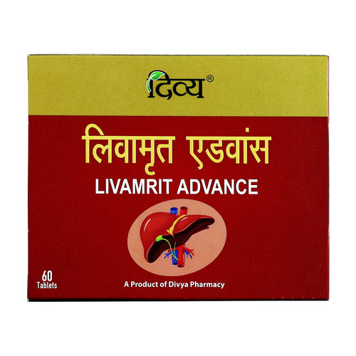 Patanjali Divya Livamrit Advance, 60 Tablets, Traditional Ayurvedic Herbal Supplement