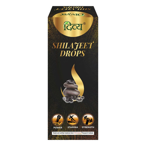 Patanjali Divya Shilajeet Drops, 30 ml, Ayurvedic Herbal Supplement with Shilajit Resin