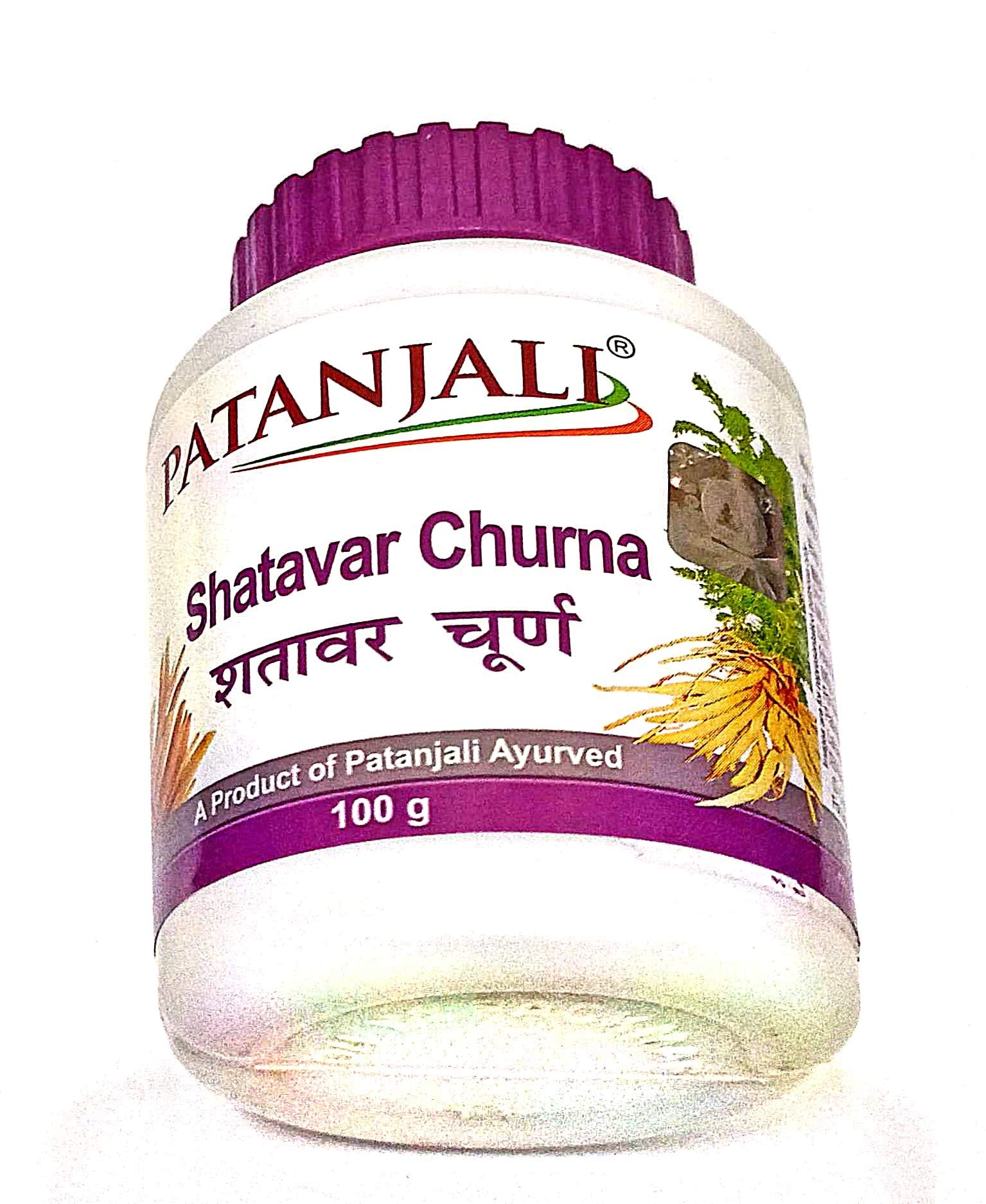 Patanjali Shatavar Churna, 100g (Pack of 2), Ayurvedic Herbal Powder