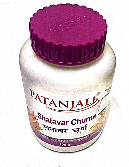 Patanjali Shatavar Churna, 100g (Pack of 2), Ayurvedic Herbal Powder - close-up detail