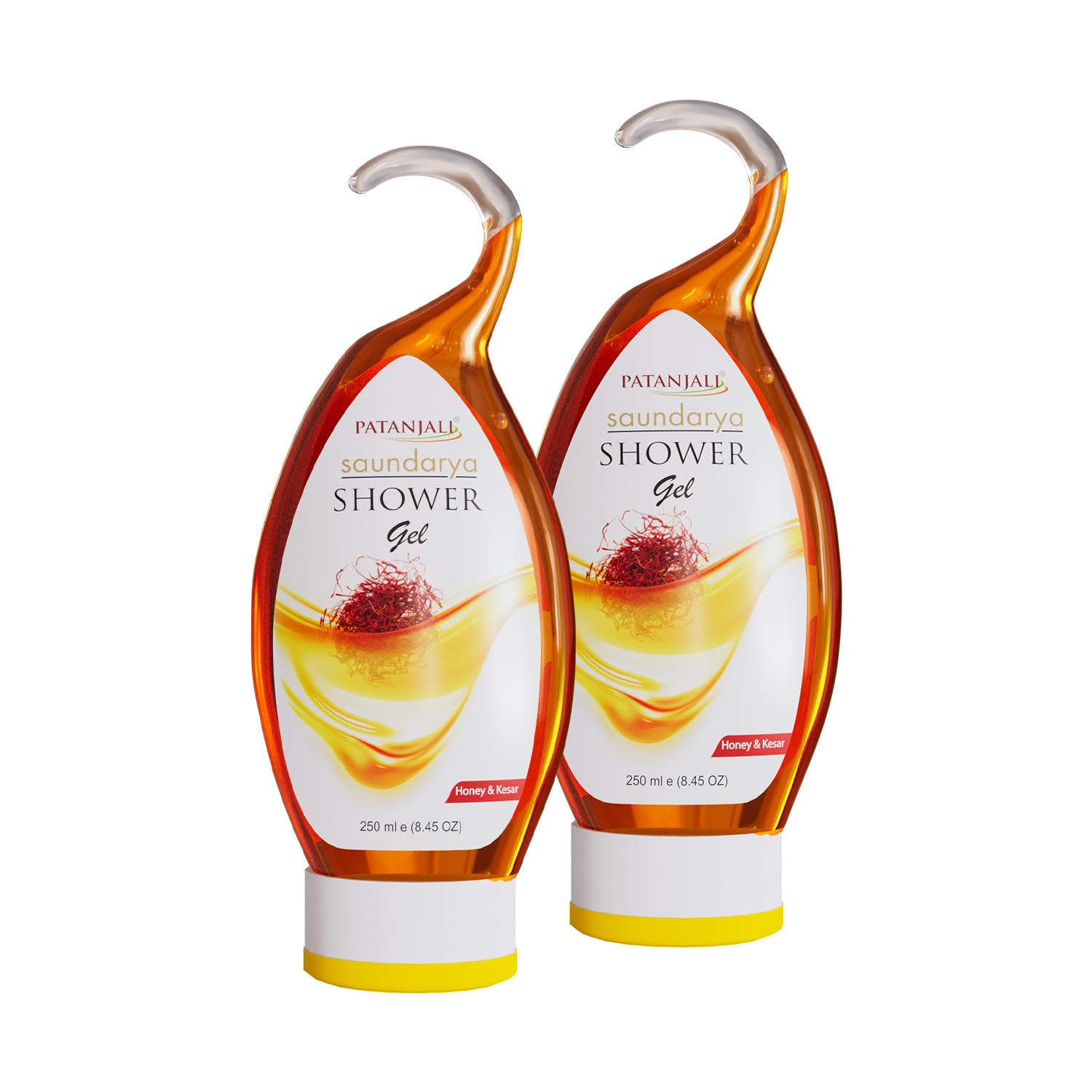 Patanjali Shower Gel 250ml (Pack of 2), Herbal Body Wash with Natural Ingredients for Daily Use