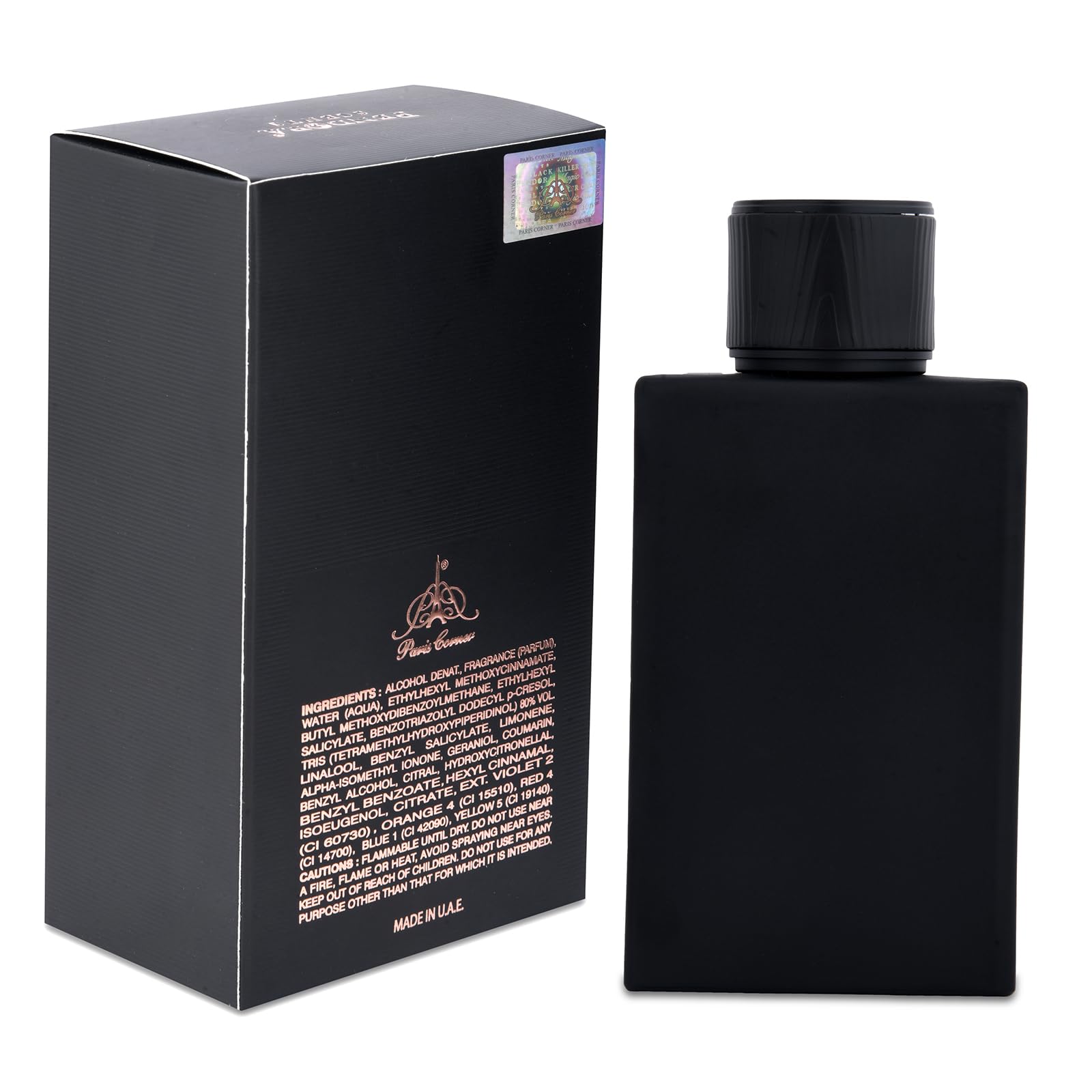 Pendora Scents Titan Black Eau de Parfum, 100ml Unisex Modern Liquid Perfume - packaging