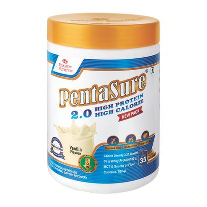 Pentasure 2.0 High Protein High Calorie Mass Gainer Powder, 100% Whey Protein, 34.7g Protein Per 100g, Multiple Sizes (21)