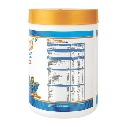 Pentasure 2.0 High Protein High Calorie Mass Gainer Powder, 100% Whey Protein, 34.7g Protein Per 100g, Multiple Sizes - back 