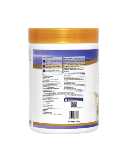 Pentasure Complete Balanced Nutrition Protein Powder, Vanilla, 3P Blend, BCAA, Prebiotics - back view (17)