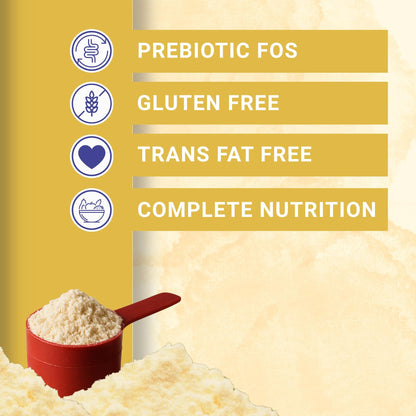 Pentasure Complete Balanced Nutrition Protein Powder, Vanilla, 3P Blend, BCAA, Prebiotics - close-up detail (19)