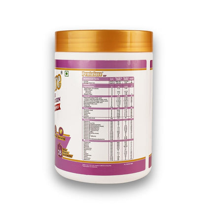 Pentasure HP Whey Protein Powder, 45g Protein per 100g, High Protein High Fiber Nutritional Supplement for Adults - back view