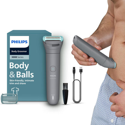 PHILIPS Body Groomer for Men, Electric Trimmer, 100 Min Runtime, Showerproof, 5-Yr Warranty, BG5475 (13)