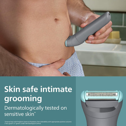 PHILIPS Body Groomer for Men, Electric Trimmer, 100 Min Runtime, Showerproof, 5-Yr Warranty, BG5475 - back view (15)