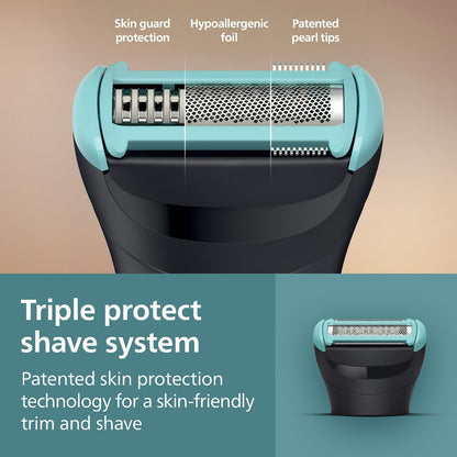 PHILIPS Body Groomer for Men, Electric Trimmer, 100 Min Runtime, Showerproof, 5-Yr Warranty, BG5475 - front view