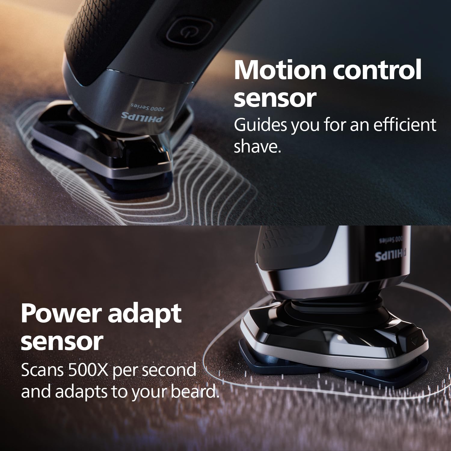 Philips Electric Rotary Shaver S7887/35 with SkinIQ Technology, 360-D Flexing Heads, Wet/Dry Use - ingredients panel