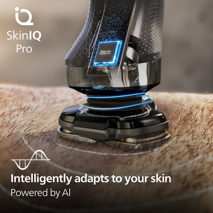 PHILIPS Men's Electric Rotary Shaver, SkinIQ Pro Tech, Lift & Cut, 5 Shaving Modes, App Connected, Black - label detail (13)
