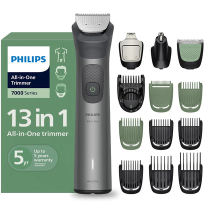 PHILIPS MG7931 16-in-1 Men's Trimmer, BeardSense Technology, IPX7 Waterproof, 120 Min Runtime, 5-Year Warranty (15)
