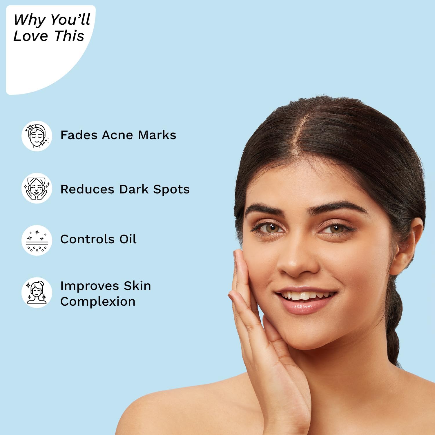 Pilgrim 10% Niacinamide Face Serum For Acne Marks 10ml (Pack of 2) | Fades Blemishes & Dark Spots | Oil Control | Brightens &