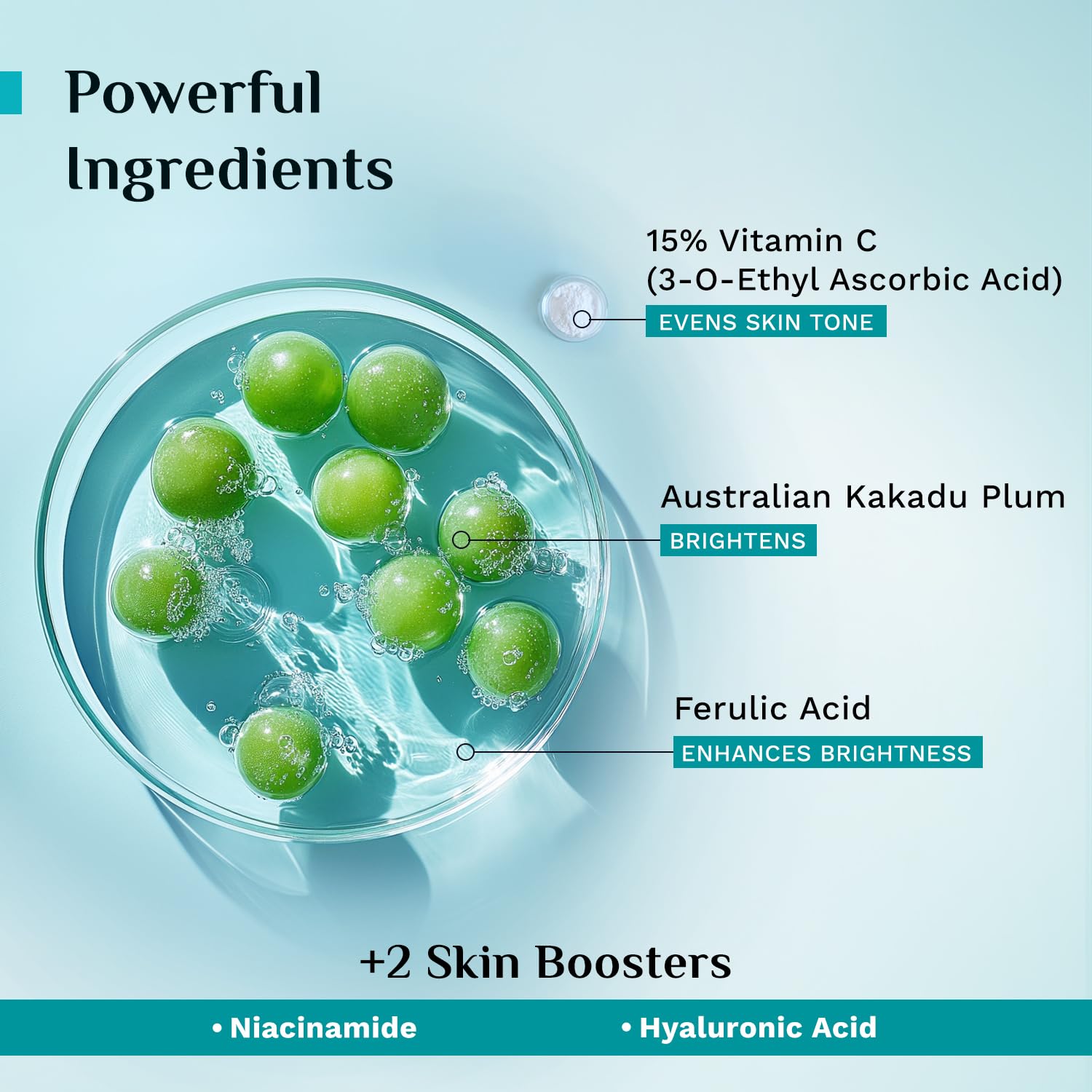 Pilgrim 15% Vitamin C Serum 10ml for Glowing Skin with Ferulic Acid & Kakadu Plum | Advanced Dark Spot Corrector, Hyperpigmen