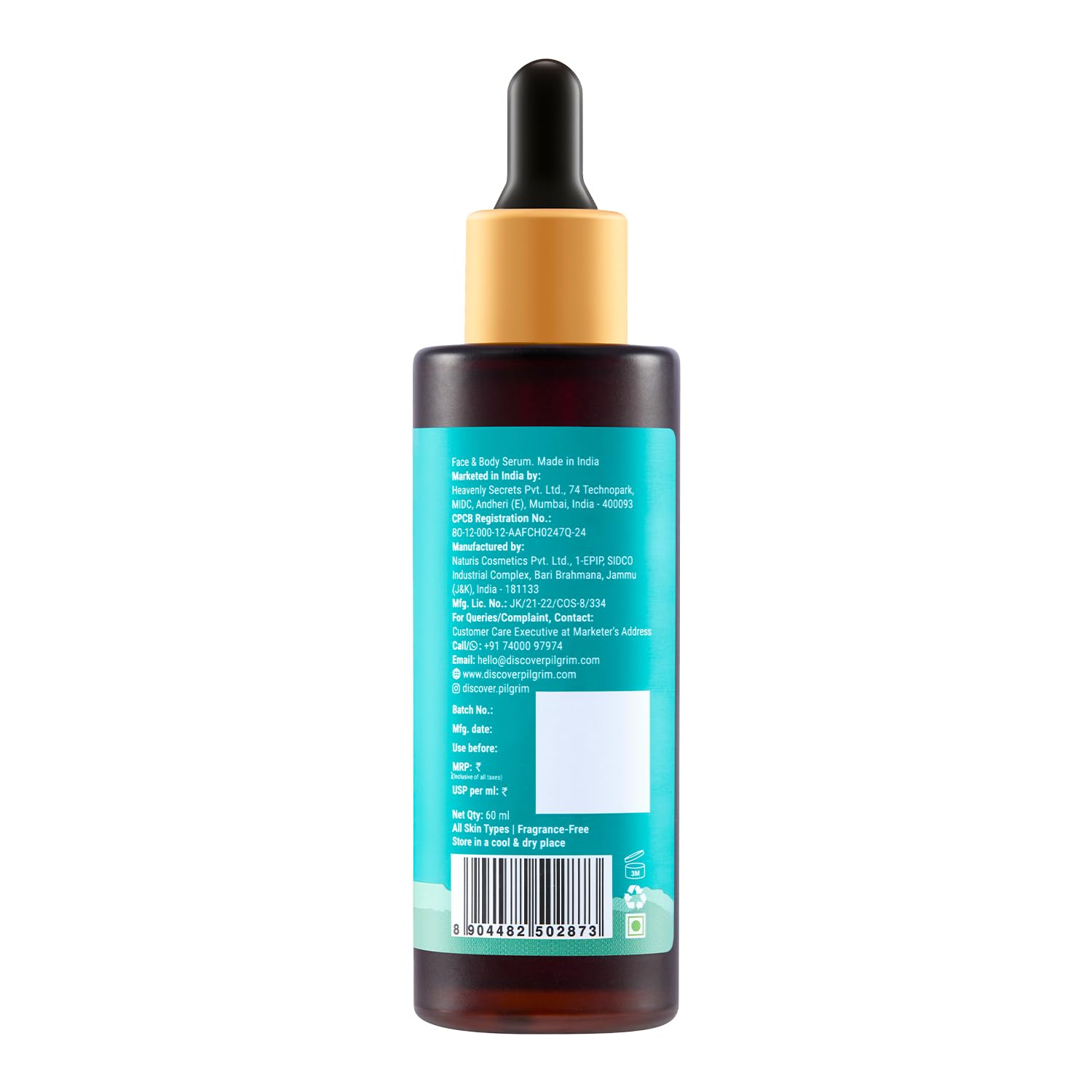Pilgrim 25% AHA + 2% BHA + 5% PHA Peeling Solution For Tan Removal - 10ml |10-Minute Facial At Home | Advanced Exfoliating Pe