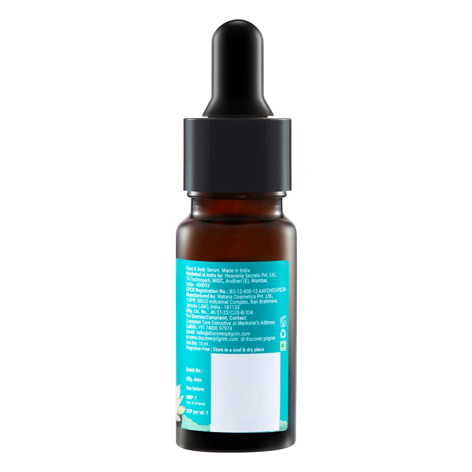 Pilgrim 25% AHA + 2% BHA + 5% PHA Peeling Solution For Tan Removal - 10ml |10-Minute Facial At Home | Advanced Exfoliating Pe